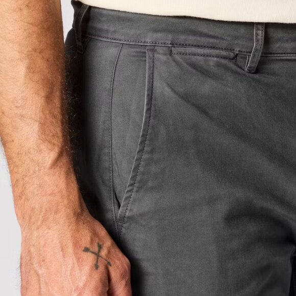Flint and Tinder - 365 Chino Pant - HB Slim - Charcoal - 34" x 30" - Picture 2 of 6